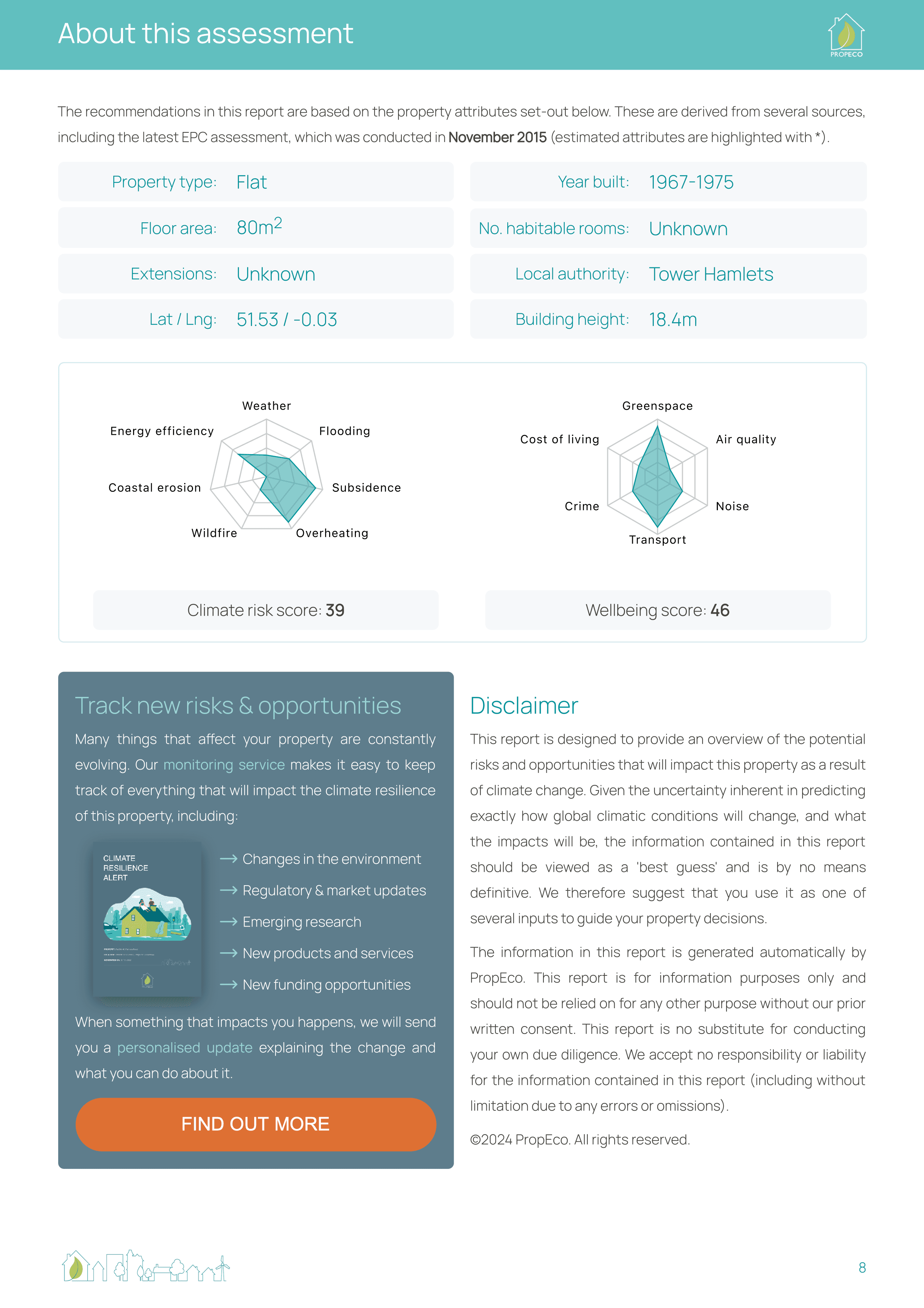 Sample report page