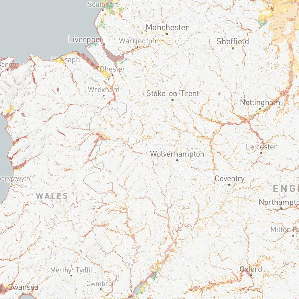 Flood risk map example