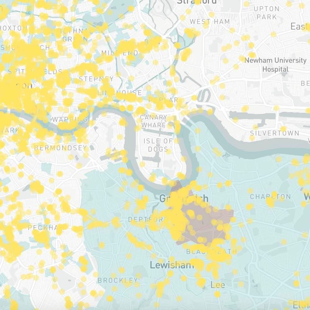 Planning restrictions map example